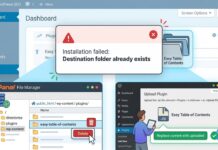 Cara Mengatasi Error “Installation failed: Destination folder already exists” di WordPress